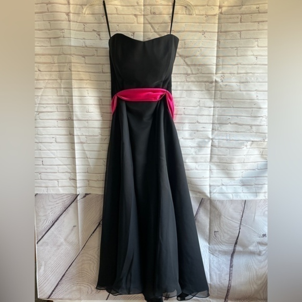DaVinci black sleeveless formal dress‎ Sz 8